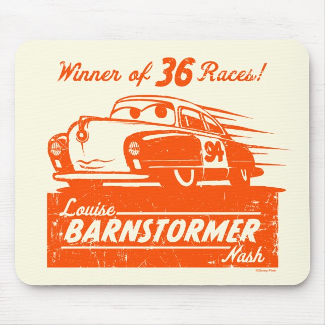 Tapis De Souris Voitures 3 | Louise Barnstormer Nash - 36 courses (Devant)