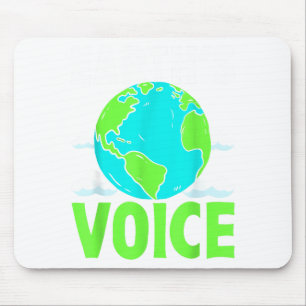 Tapis De Souris Voix de la Terre Sauver la Planète Design