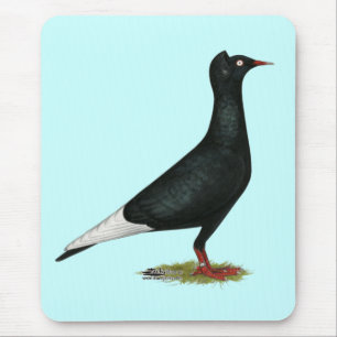 Tapis De Souris Vol Casquette noir Pigeon