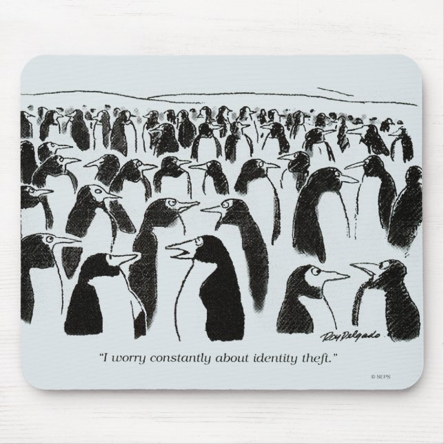 Tapis De Souris Vol d'identité (Devant)