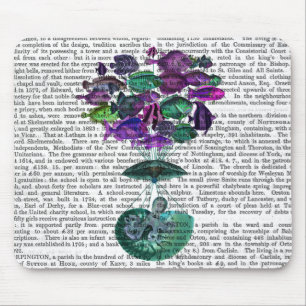 Tapis De Souris Vol du ballon à air chaud de poissons