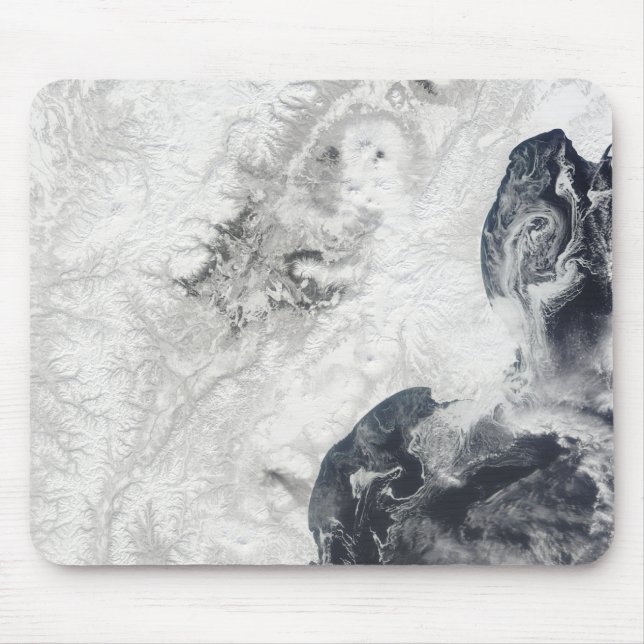 Tapis De Souris Volcans dans la péninsule centrale du Kamchatka (Devant)
