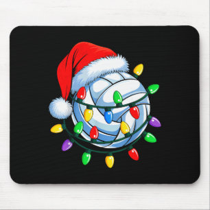 Tapis De Souris Volleyball de Noël Xmas Santa Srts Chapeau Hommes 