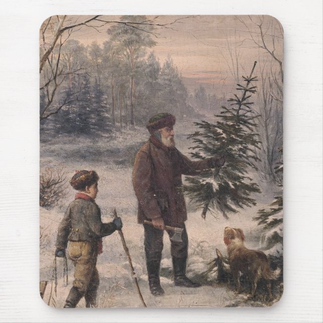 Tapis De Souris Vorweihnacht | F Kruger| Noël allemand (Devant)
