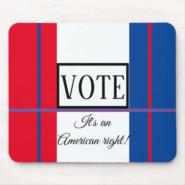 Tapis De Souris VOTE Mousepad (Devant)