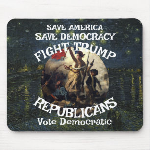 Tapis De Souris VoteMaintenant Politique Patriotique Trump Parti R