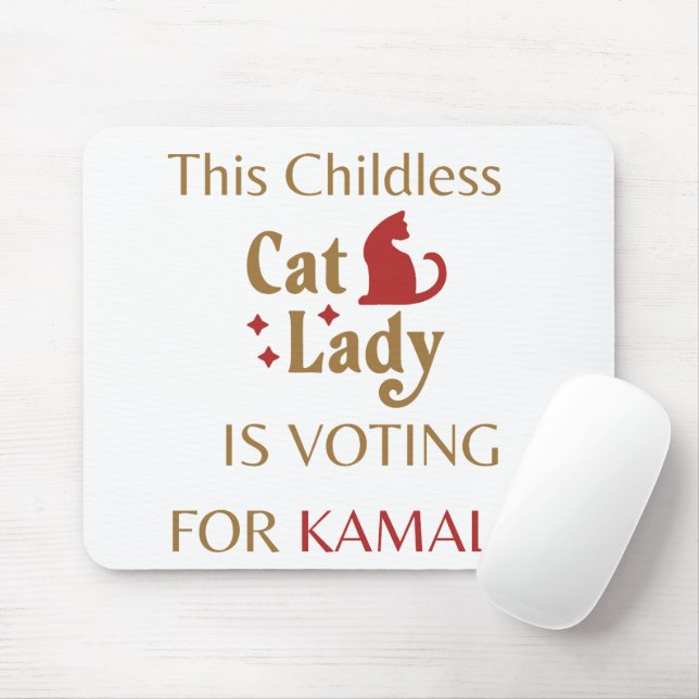 Tapis De Souris Voter Kamala Mouse Pad (Avec souris)