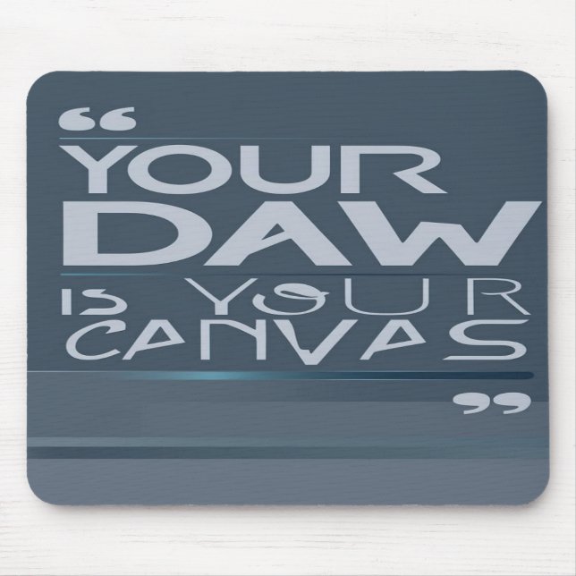 Tapis De Souris Votre bureau est votre canvas option 3 (Devant)