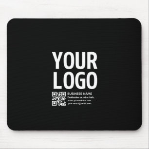 Tapis De Souris Votre logo avec code QR et texte modifiables