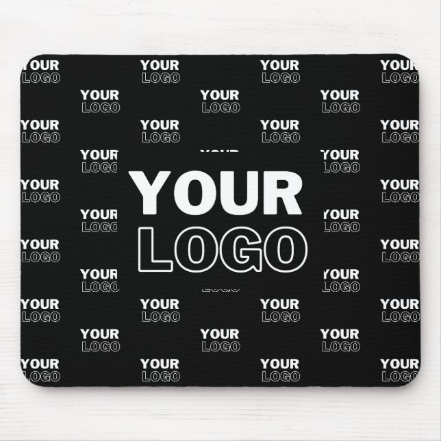 Tapis De Souris Votre logo et votre logo de répétition Arrière - p (Devant)