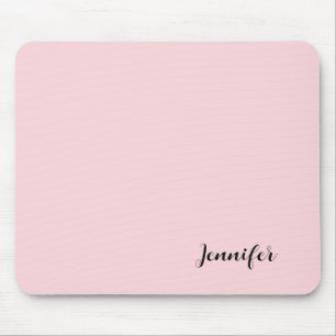 Tapis De Souris Votre nom Custom Pastel Pink