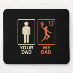Tapis De Souris Votre Papa Mon Papa Sketll Dunk Fille Fils Fête de