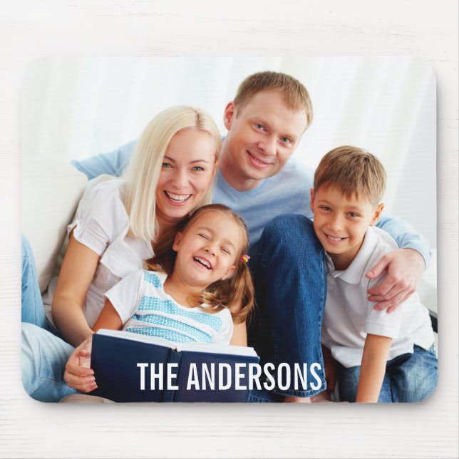 Tapis De Souris Votre photo de famille et Mousepad nommé W (Devant)