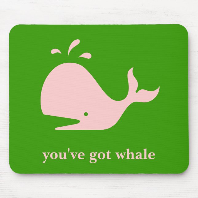 Tapis De Souris VOUS avez la BALEINE MOUSEPAD (Devant)