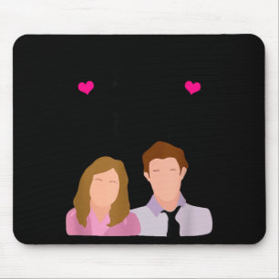 Tapis De Souris Vous êtes la Pam pour mon Jim Couple de la Saint-V