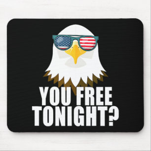 Tapis De Souris Vous êtes libre ce soir Drapeau américain aigle pa