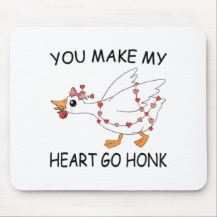 Tapis De Souris Vous faites aller mon cœur Honk Saint-Valentin Can