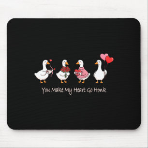 Tapis De Souris Vous faites battre mon cœur Honk Saint-Valentin Oi