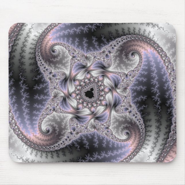 Tapis De Souris Vous me tournez en rond - art de fractale (Devant)