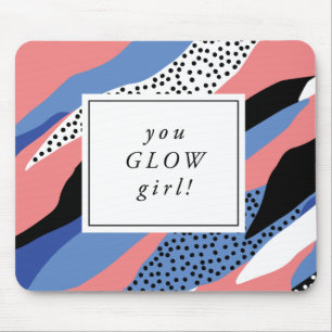 Tapis De Souris Vous rougeoyez fille Mousepad inspiré