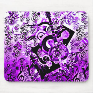 Tapis De Souris Voyage de musique, Rocks Purple_