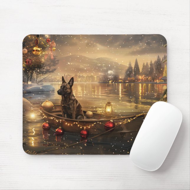 Tapis De Souris Voyage de Noël de Malinoi en Belgique (Avec souris)