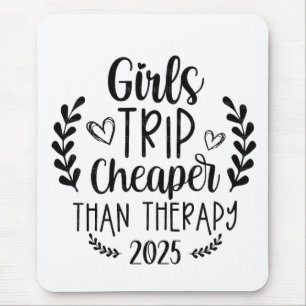 Tapis De Souris Voyage des filles moins cher que la thérapie 2025