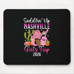 Tapis De Souris Voyage drôle de filles à Nashville 2026 Vacances e