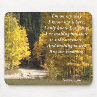 Tapis De Souris Voyage - "Je suis en route"