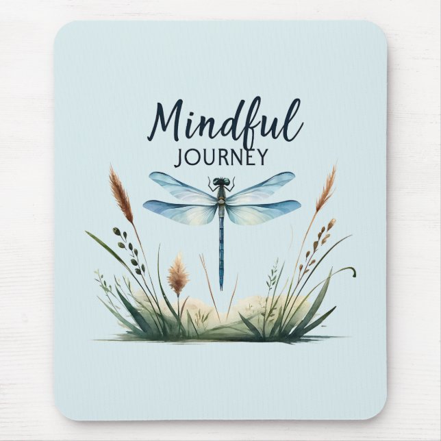 Tapis De Souris Voyage Minutieux - Nature des libellules (Devant)