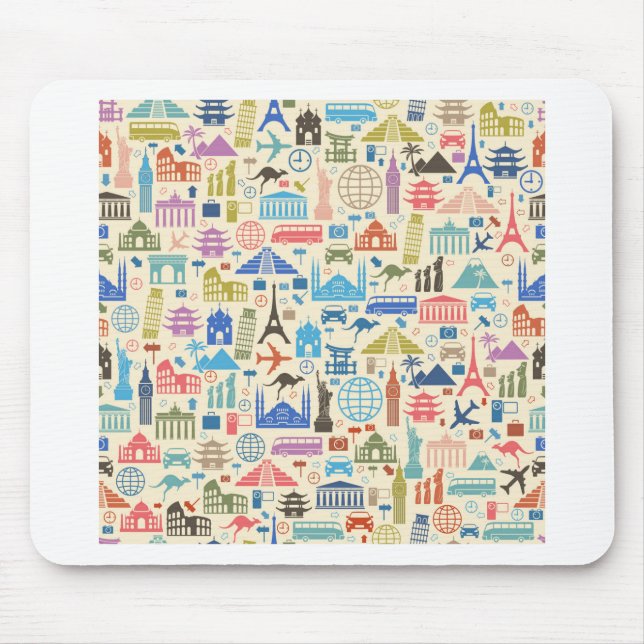 Tapis De Souris voyage mondial (Devant)