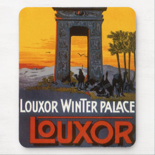 Tapis De Souris Voyage Vintage, Louxor Winter Palace, Égypte Afriq
