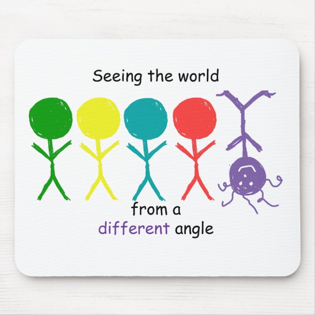 Tapis De Souris Voyant le monde - MousePad (Devant)