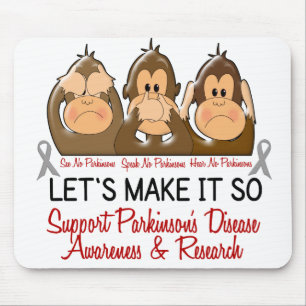 Tapis De Souris Voyez que parler n'entendez aucune maladie 2 de