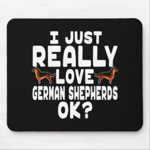 Tapis De Souris Vraiment aimer berger allemand