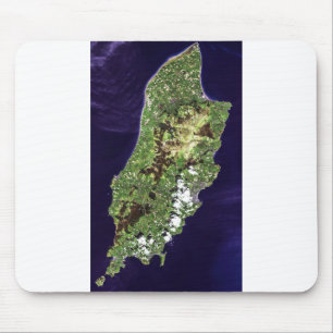 Tapis De Souris Vue aérienne de l'île de Man