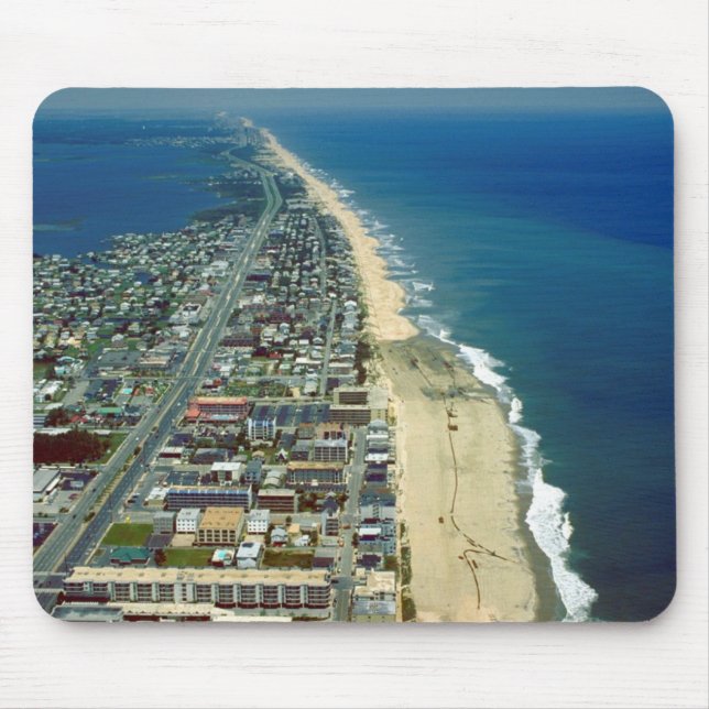 Tapis De Souris Vue aérienne de ville le Maryland d'océan (Devant)