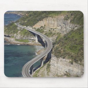 Tapis De Souris Vue aérienne du pont Sea Cliff près de Wollongon