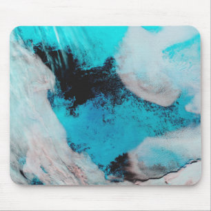 Tapis De Souris Vue de couleur fausse de Polynya (eau libre)