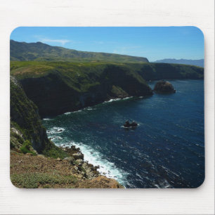 Tapis De Souris Vue de l'île de Santa Cruz dans les îles du Channe