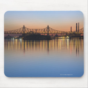 Tapis De Souris Vue de Manhattan sur la rivière East.