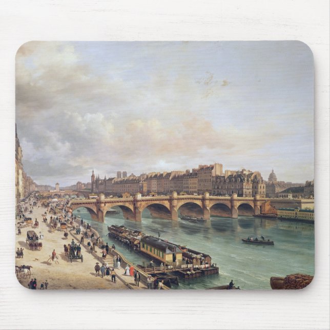 Tapis De Souris Vue de Pont Neuf, 1832 (Devant)