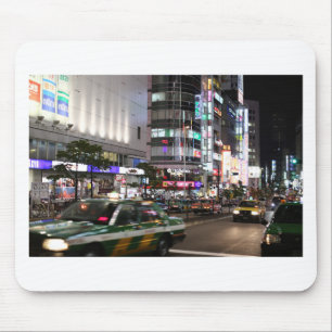 Tapis De Souris Vue de rue de la ville de Tokyo