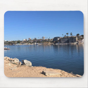 Tapis De Souris Vue depuis le Wedge, Newport Beach, Californie