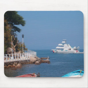 Tapis De Souris vue depuis l'île de Puerto Vallarta