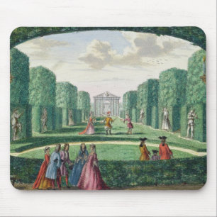 Tapis De Souris Vue du bungalow vert au théâtre, de 'H