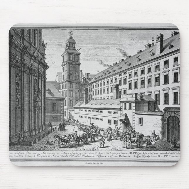 Tapis De Souris Vue du nouvel observatoire dans le jésuite (Devant)