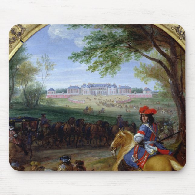 Tapis De Souris Vue du palais de Versailles en 1669 (Devant)