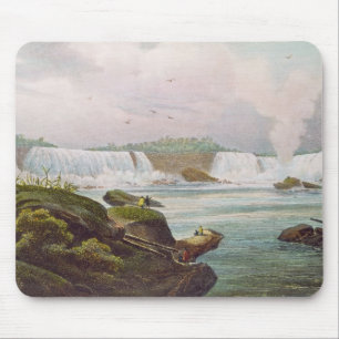 Tapis De Souris Vue générale des chutes du Niagara du côté