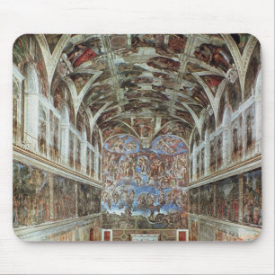 Tapis De Souris Vue intérieure de la chapelle de Sistine
